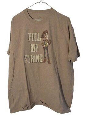 Disney XL Toy Story Woody Pull My String Tee Shirt Disneyland